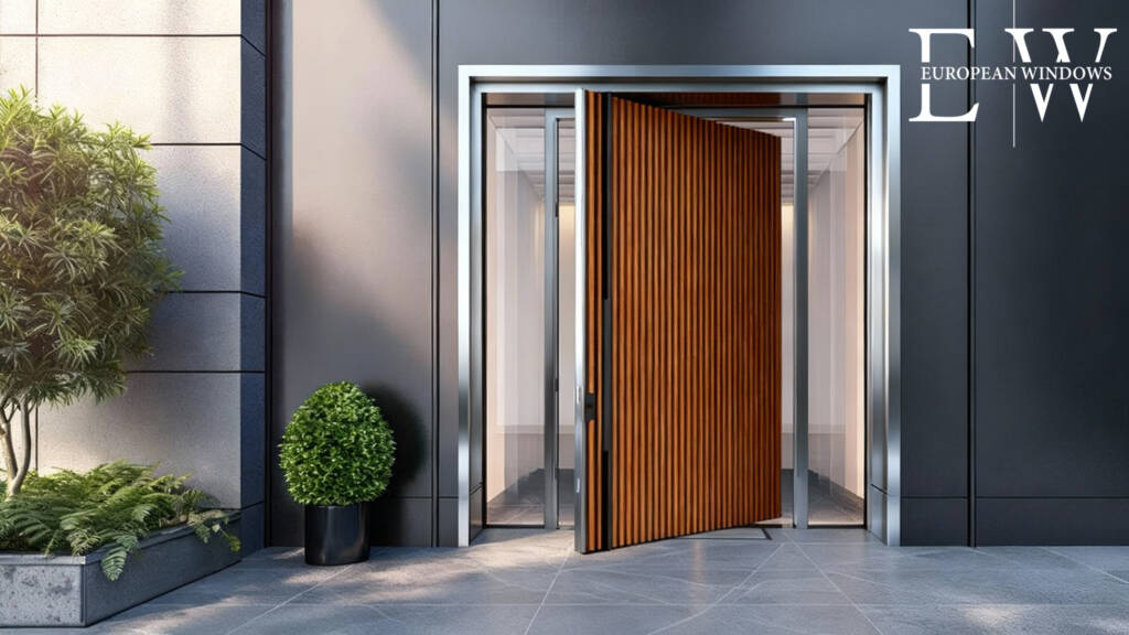 ECOWIN by ROZKOV ALUPROF MB-86N PIVOT DOOR in Oakville, Milton, London, Windsor, Waterloo, St. Catherine, Niagara on the lake